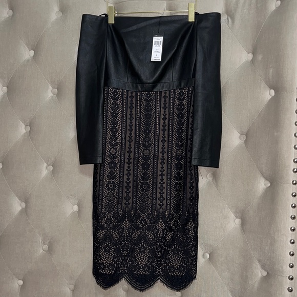 BCBG off the shoulder dress - Picture 3 of 9